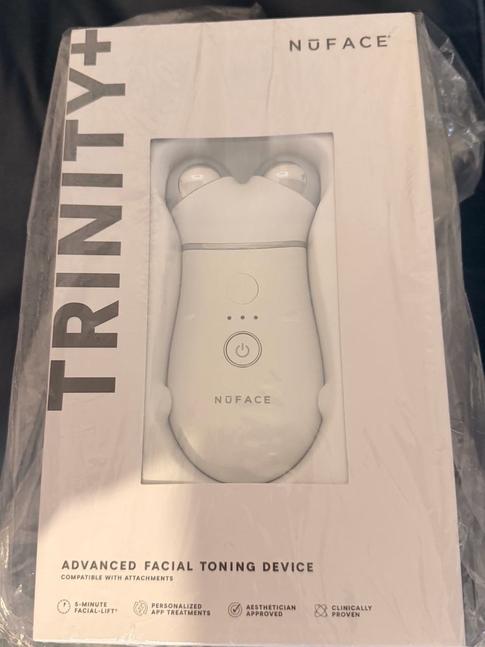 NuFACE Trinity+ Advanced Facial Toning Device Starter Kit BNIB